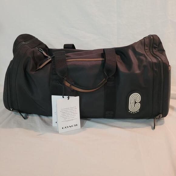 NWT Coach Max‎ Gym Bag, Black, C9835